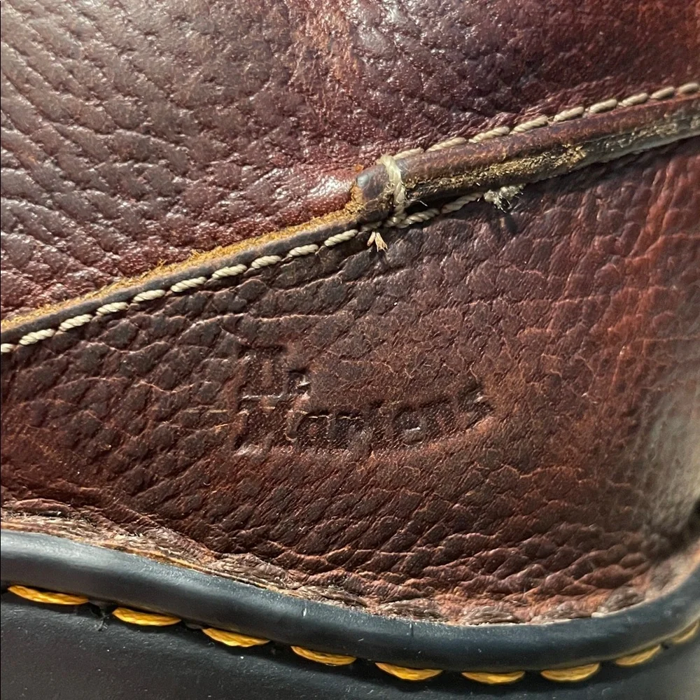 Dr. Martens Two-Tone Brown Leather Derbys